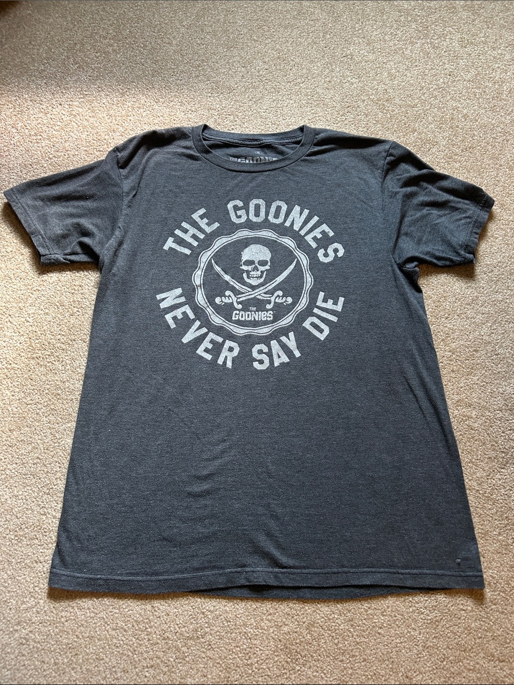 The goonies, gray graphic T-shirt